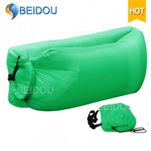 Single Mouth Air Lazy Bean Bag Aufblasbare Camping Banana Schlafsäcke Aufblasbare Air Sofa Bed